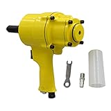 Gewicht: 1,5 kg FLAMEER Pneumatische Blindnietpistole 1850 lb Riveter Blindnietgerät Nietgerät Nietzange Kit