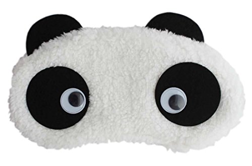 24x7 eMall Dreamy Eyes Panda Sleep Mask (White)