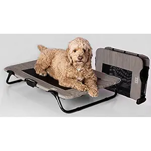 Lifestyle Pet Cot Elevated Bed, No Assembly Required, Premium Tear Resistant Cooling Mesh, Indoor & Outdoor, Lightweight & Portable, 3 Models, 2 Colors