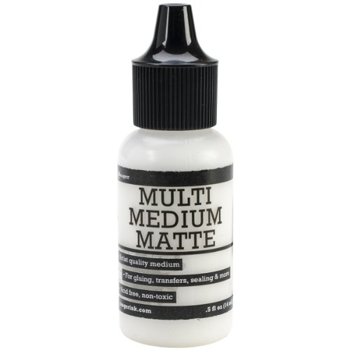 Ranger inK41511 1/2 oz Multi Medium Matt Acryl Gel, Synthetic Material, durchsichtig, 2.5 x 2.5 x 7.6 cm