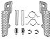 Tengchang Silver Motorcycles Footrests Foot Pegs For Honda CBR1000RR 2004 050 60 7 08 09 10 11 12 13 2014 CBR600RR 2003-2006 CB1000R 2008-2014