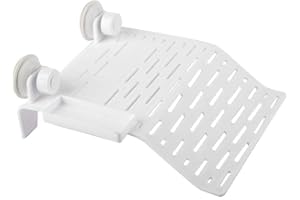 GAROSA Aquarium Tortue Plateforme Tortue Terrasse Platform Rampe Reptile Flottante Contactes terrasse Island Aquarium Ornements Décor Habitat de Reptiles Quai flottant de l'île avec Ventouse Convient (grand)