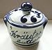 Produktbild Kräuterbutter Dose aus Keramik blau-grau