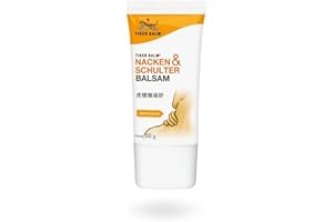 TIGER BALM Balsam do smarowania karku i ramion, naturalny balsam rozluźniający napięcie w okolicy karku i ramion, pielęgnujące działanie, idealny w podróży 50 g (1er Pack)