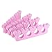 Homgaty 4X Soft bright colored toe Foam finger separator Pink