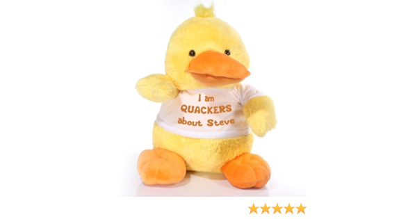 personalised duck teddy