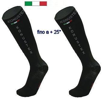 Gradual Compression Socks Black konustex, Size 41 – 43