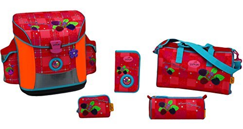 Preisvergleich Produktbild DerDieDas Fliegengewicht Set DIN Sweet Raspberry Schulranzen