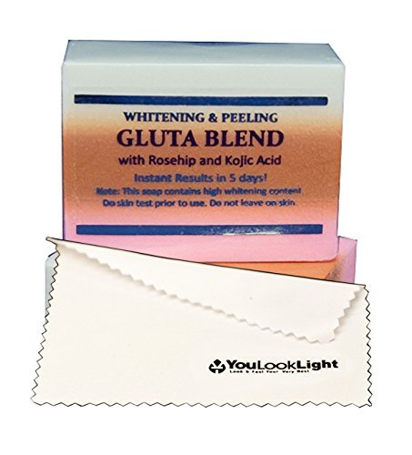 Premium Whitening/Peeling Soap w/ Glutathione, Rosehip and Kojic acid