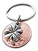 Produktbild Clover Charm Layered Over 2013 USA One Cent Penny Keychain; 5 year Anniversary Gift