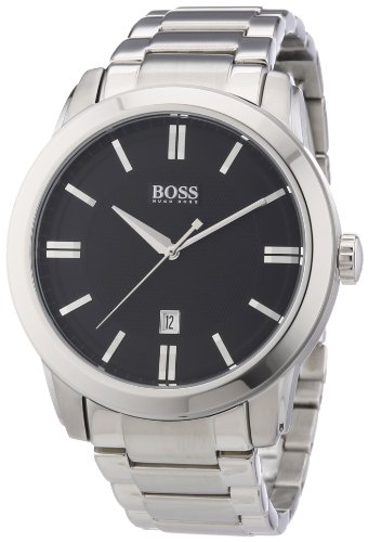 Hugo Boss Herren-Armbanduhr XL Analog Quarz Edelstahl 1512769