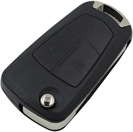 2 Buttons Flip Remote Folding Car Key Fob Case for Vauxhall Opel Corsa Astra Vectra Signum No Chip