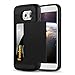 Produktbild Cadorabo - TPU Silikon Hard Case für Samsung Galaxy S6 Hybrid Cover im Tresor Design mit verstecktem Kartenfach in TRESOR-SCHWARZ
