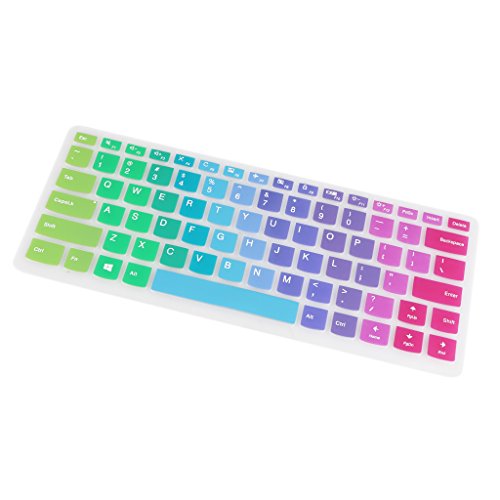 MagiDeal Wasserfest Tastatur Schutzhülle Silikon Abdeckung Schutz Film Staubschutz Haut für Lenovo 310S Keyboard – Als Bild Stil 4 - 4