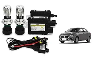 RS Enterprises Cars Maruti Suzuki Swift Dzire 2020 H4 - HID Conversion Light Kit ( 2 HID Light , 2 Blaster , Wiring ) Vehicle HID Kit for Car Headlight