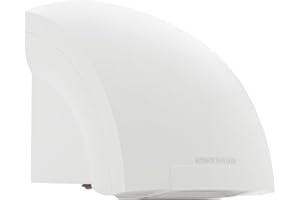 chennnls 1200W Händetrockner Automatisch, Elektrischer Handtrockner mit Infrarot Sensor & 30m/s Windgeschwindigkeit, Wandmontage Handtrockner IPX4 für Toilette, Hotel, Restaurant (220-240V)