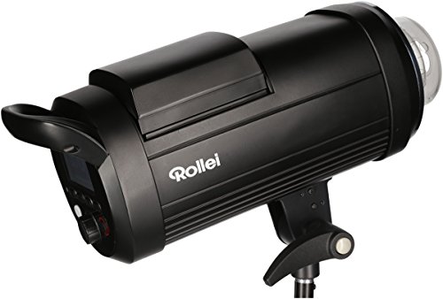 Rollei HS Freeze 6 - Professional studio flash unit with rechargeable battery - Ideal for outdoor shootings, Protected against splashing water, sand and dust with 600 Ws flash power-Black