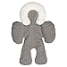 Produktbild Babyschale Kissen,Sunday Kinder Kinderwagen Autositz Baumwolle Unterlage Kissen Baby Zubehör für 0-18 Monate (Grau)