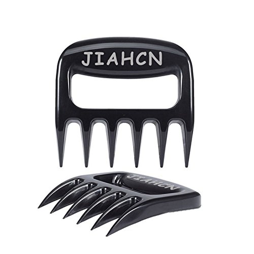JIAHCN Pulled Pork Shredder Bärentatze Fleisch Claws Grillfleischgabeln Geräucherte BBQ Grillen von Fleisch Zubehör(1 Paar) - 2