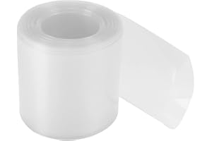 Othmro Gaine thermorétractable en PVC transparent pour piles AA 65 mm x 10 m