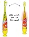 Produktbild Zahnbürste - " Moshi Monsters / Monster " - LED Licht - incl. Name - mit 1 Minute Timer Funktion & Saugnapf - Kinder & Baby / hochwertige Borsten - Babyzahnbürste & Kinderzahnbürste für Kinder / Jungen & Mädchen - zum Hinstellen / leuchtend & blinkend - Zahnputzuhr / Putztrainer - Zähne putzen - elektrisch & Batterie betrieben - Kleinkinder / lustige Figuren - Online Spiel - Zahnbürsten / Zähneputzen lernen