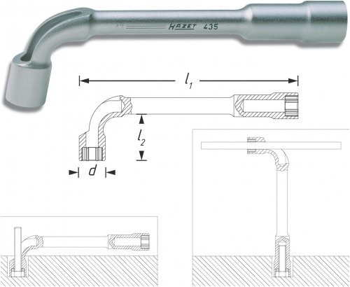 Preisvergleich Produktbild HAZET 435-24 6Kt.-Pfeifenkopfschluessel