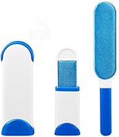 Brosses pour animal domestique, animal domestique fourrure et cheveux Lint Remover Rouleau avec Auto-nettoyage retirer Chien Chat Cheveux (Bleu)