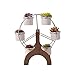 Produktbild Alian Blumenständer Holz Display Blumentopf Regal Metall Speicher Pflanze Rack Riesenrad Blumentopf Halter (Pflanzen nicht gehören)