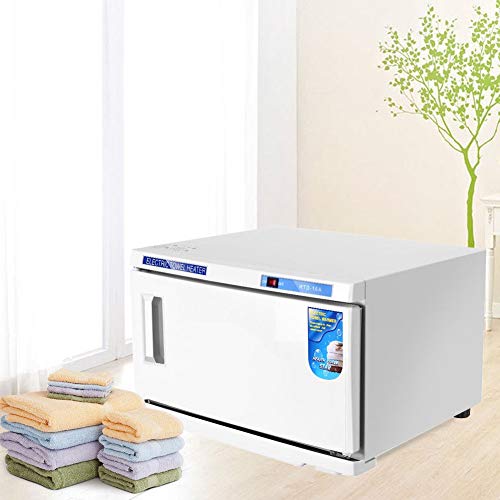 SOULONG 2 in1 Handtuchwärmer UV-Licht Sterilisator Kompressenwärmer Handtuchablage Kosmetik Desinfektion 16L zu Hause, Spa, Schönheitssalon, Friseur und den meisten Orten einsetzbar