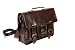 Produktbild dsf Damen Herren Leder-Tasche Umhängetasche Aktentasche Schultasche Notebook-Tasche Laptop-Tasche Businesstasche Messenger-Bag Rucksack Schulter-Tasche Vintage gepolstert Schwarz 38 x 28 x 10cm