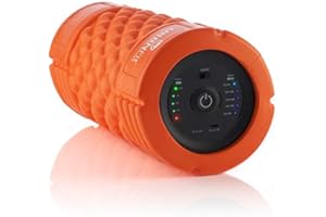 URBNFit Foam Roller - Vibrating 5-Speed Massage & Exercise Rollers - Targeted Trigger Point & Deep Tissue Muscle Recovery for Full Body & Back - Rechargeable