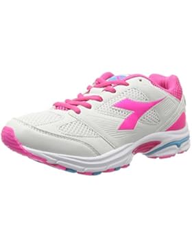 Diadora Unisex-Kinder Shape 4 Jr Sneaker, Eis/Rosa, 36.5 EU