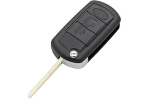 BROVACS Zapasowa obudowa kluczyka samochodowego, kompatybilna z Land Rover Range Rover Sport LR3 Discovery z 3 przyciskami, bezkluczykowe wejście, pilot zdalnego sterowania SS700