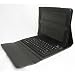 Produktbild HUKITECH 2in1 Elegante iPad 2, iPad 3, iPad 4 und iPad Air Bluetooth Tastatur Hülle Keybord Case - Ultradünn leicht SmartShell Ständer Schutzhülle mit magnetisch abnehmbar drahtloser Deutsche Bluetooth Tastatur für Apple iPad Air, Schwarz