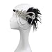 Produktbild Yazidan Flapper Feder Stirnband der 1920er Jahre Zubehör Kristall Perlen Hochzeit Kopfschmuck Feder Stirnband Jahre Stil Art Deco Flapper Haarband Great Gatsby Stirnband Damen Kostüm Accessoires