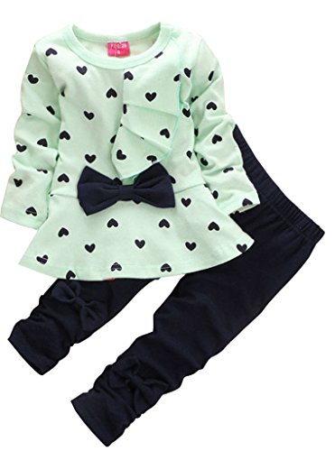 2PCS Baby Kids Outwear Pants Suit Outfit Clothes 2-5 Year FaLL Winter