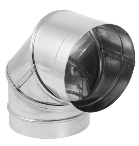 DuraBlack de acero inoxidable de 8 pulgadas, 90 grados. Codo por M&G DuraVent