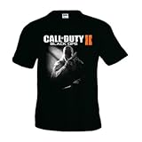 call of duty ww2 merchandise uk Estampado de calidad Camiseta Call Of Duty Black Ops 2 Prestigio manga corta (Talla: Talla M Unisex Ancho/Largo [53cm/72cm] Aprox])