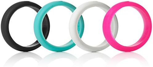 Silicone Wedding Ring Women (L (Diameter 17.75mm, Size 7-8))