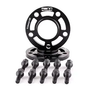 Wheel Spacers with Bolts Compatible with BMW F10 F22 F30 F32 F80 F82 2 Pieces 12.5MM