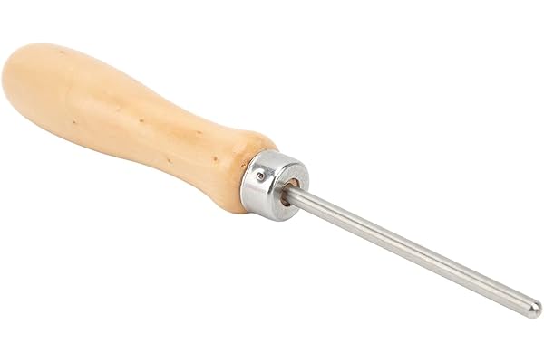 HERCHR Alêne de Cordage de Raquette, 194mm/7,64 Pouces Machines-Outils de Cordage de Tennis de Sport Portable Confortable Assistance de Cordage de Raquette Alêne Droit pour Tennis Badminton
