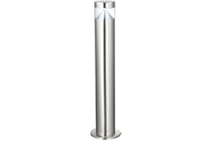 Luxform Lighting Canberra Tall Post Light in Stainless Steel