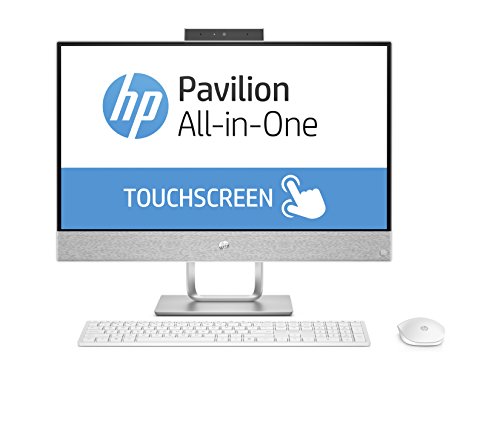 HP Pavilion All-in-One 24-x058ns - Ordenador de sobremesa DE 23 8  FHD  Intel Core i7-7700T  8 GB RAM  1 TB HDD  Intel HD 630  Windows 10 Home 64  Blanco Nieve - con Teclado QWERTY Espa  ol y Rat  n