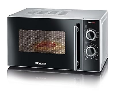 Severin M W7875 Micro onde avec Grill/fonction d'air chaud 700 W 20 L Argent
