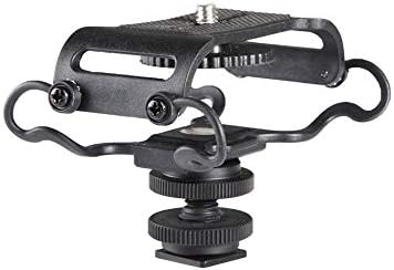 BOYA BY-C10 Microphone Shock mount Digital Recorder Microfone Shockmount - black