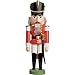 Produktbild Nussknacker Mittelgross - Husar rot 28cm - Seiffener Volkskunst Erzgebirge