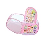 D DOLITY Tragbare Kinder Bällebad Ballpool Kugelbad Bällchenbad Bällchenpool Spiel Zelt Indoor & Outdoor Spielzeug ( Ohne Bälle ) - # G