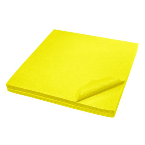 The Felt Store Décor Mural (15 pièces) - Découpes en Feutre, Autocollant adhésif Recto-Verso, Jaune, env. 30,5 x 30,5 cm - décoration, école, Chambre d'enfant, Bureau