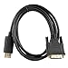 Produktbild 1080P Displayport DP auf DVI-Kabeladapter DP auf DVI-D 24 + 1 Stecker-Stecker-Adapter für Projektor-TV-Monitor PC-Laptop
