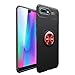 Produktbild Huawei Honor 10 Hülle Silikon 360 Grad Handy Ring Ständer Magnet Metallisch Fingerhalter für Auto KFZ-Halterung, Coollee Handyhülle mit Standfunktion Etui TPU Weich Matt Dünn Smartphone Bumper, Ring Rot
